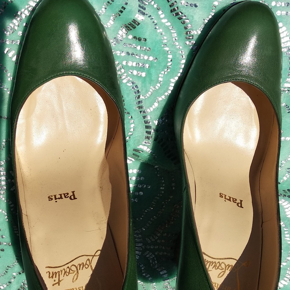Authentic Christian Louboutin wedge shoes